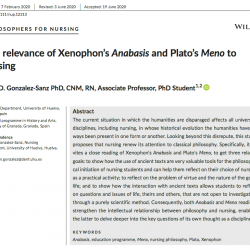 The relevance of Xenophon’s Anabasis and Plato’s Meno to nursing