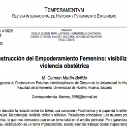 La construcción del Empoderamiento Femenino: visibilizando la violencia obstétrica