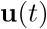 ${\bf{u}}\left( t \right)$