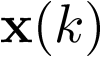 ${\bf{x}}\left( k \right)$