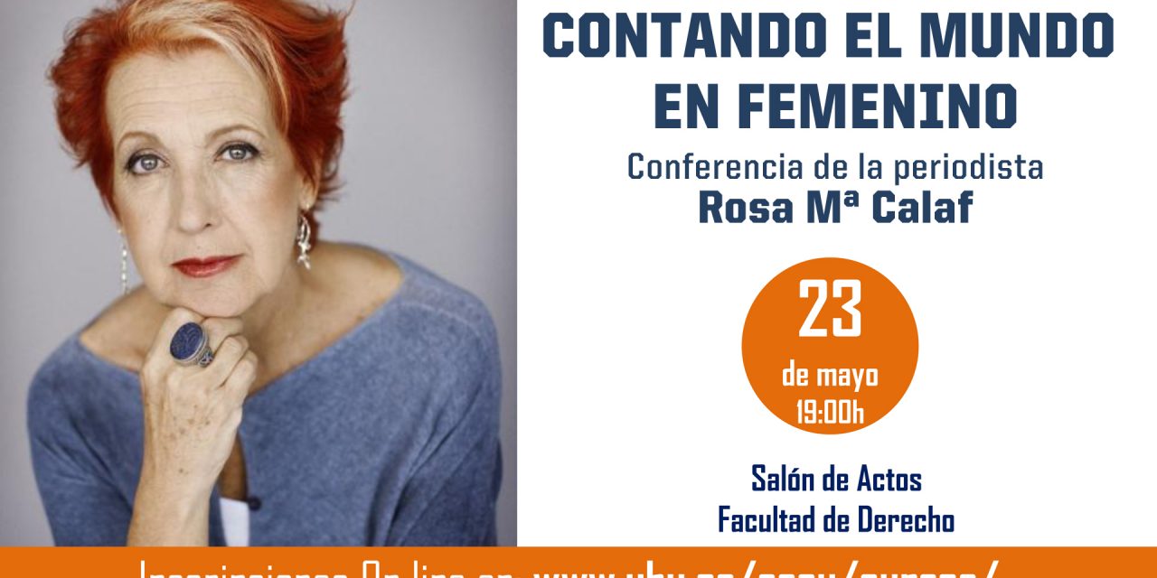 Rosa Mª Calaf acerca mañana ´Warmi. Género y Cooperación Internacional´ a la UHU