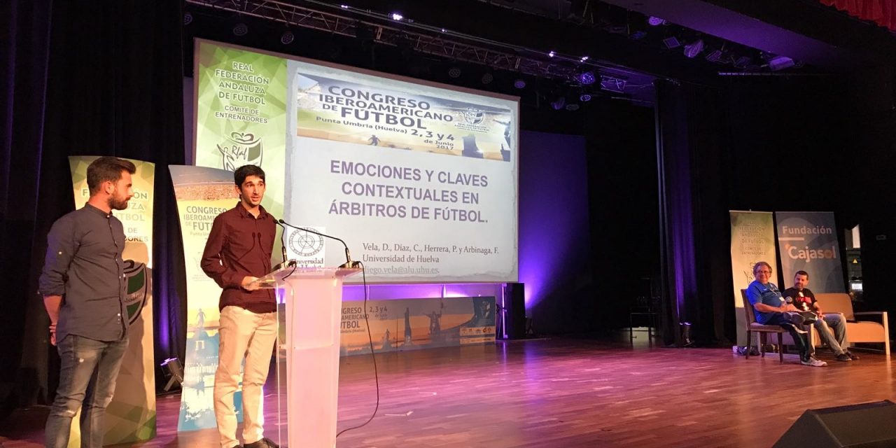 Estudiantes de Psicología exponen sus trabajos en un gran Congreso Iberoamericano de Fútbol