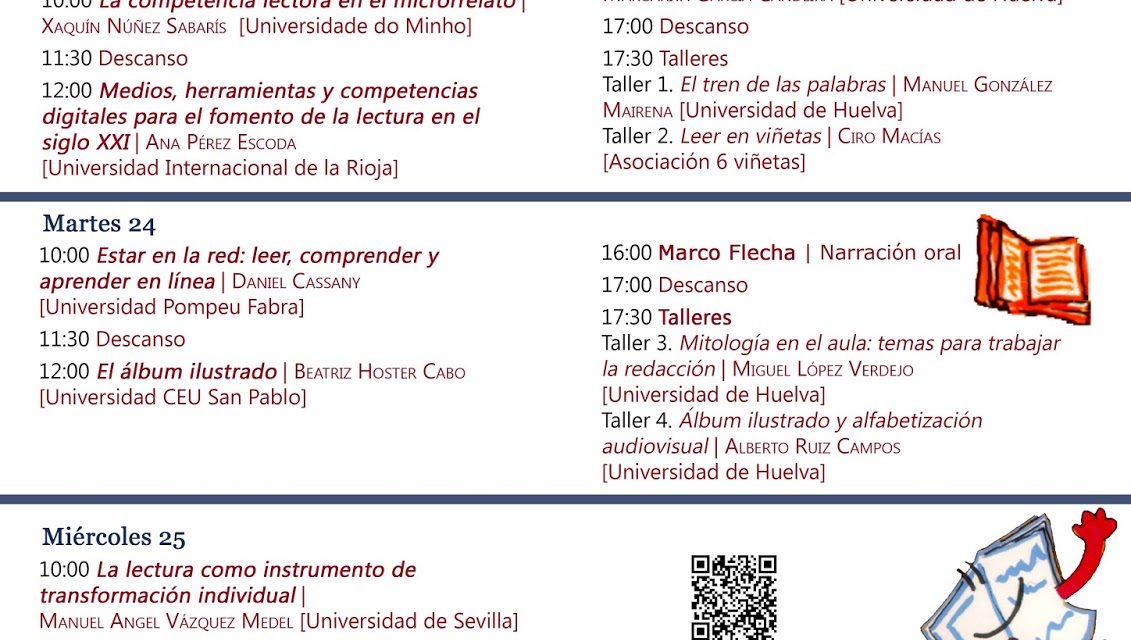Leer para pensar y ser, en la Universidad de Huelva