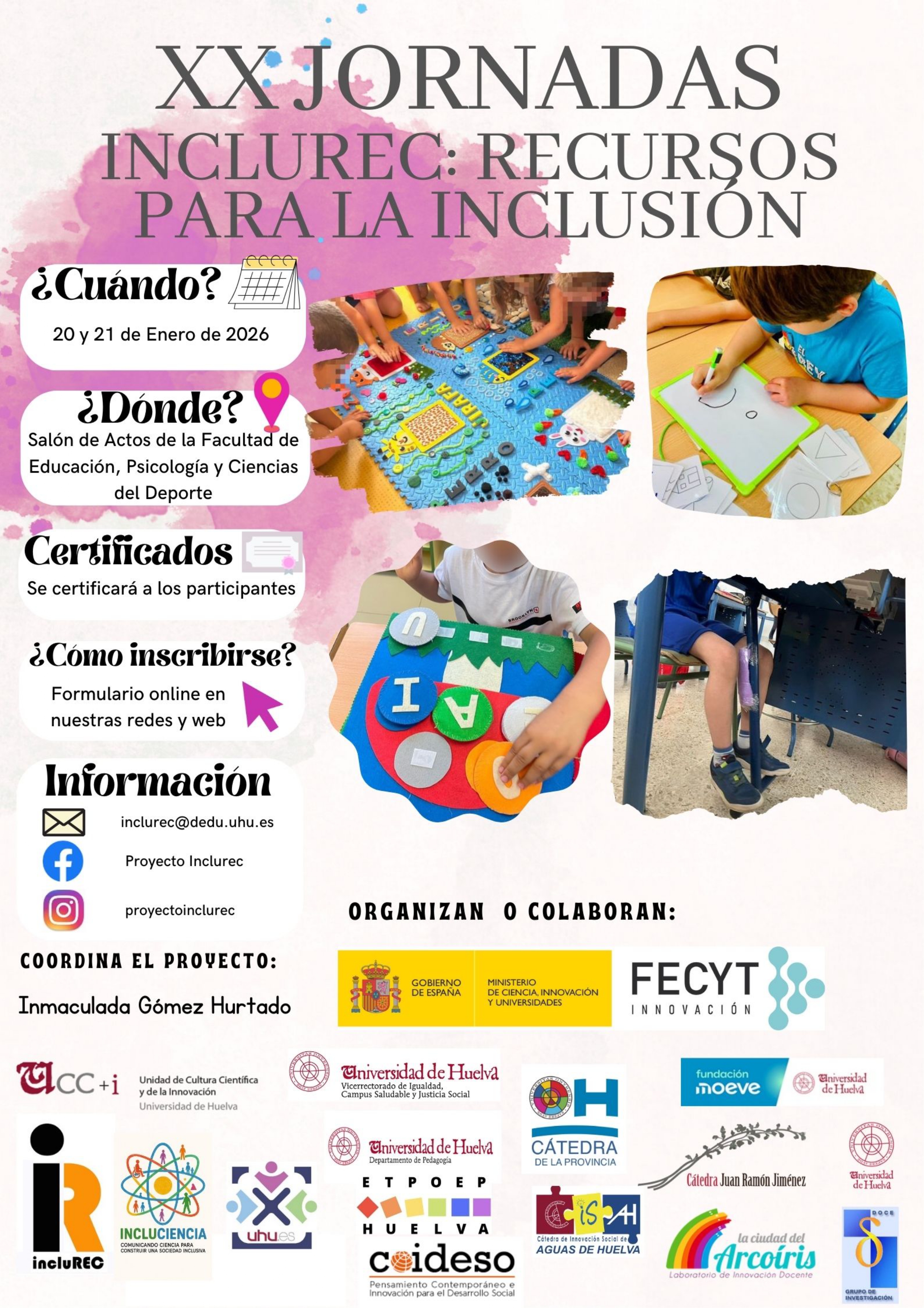 Cartel XX Jornadas INCLUREC