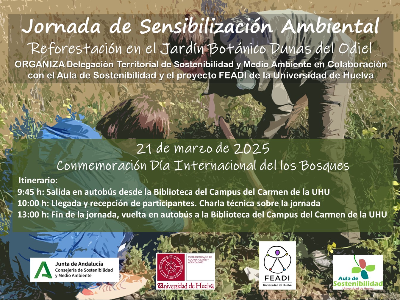 Reforestación en el jardín botánico con FEADI