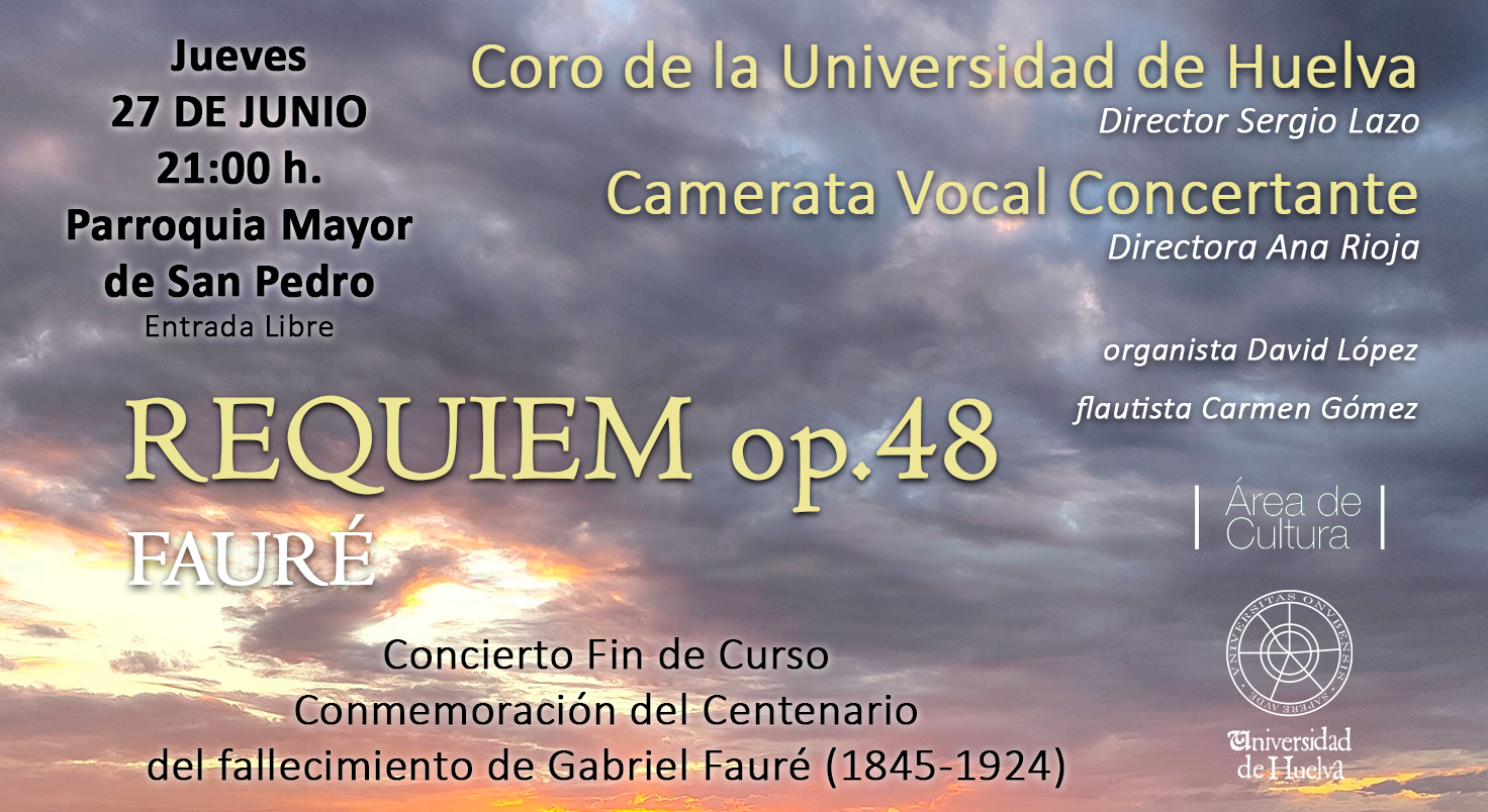 Cartel 2 concierto Coro UHU fin de curso 2024