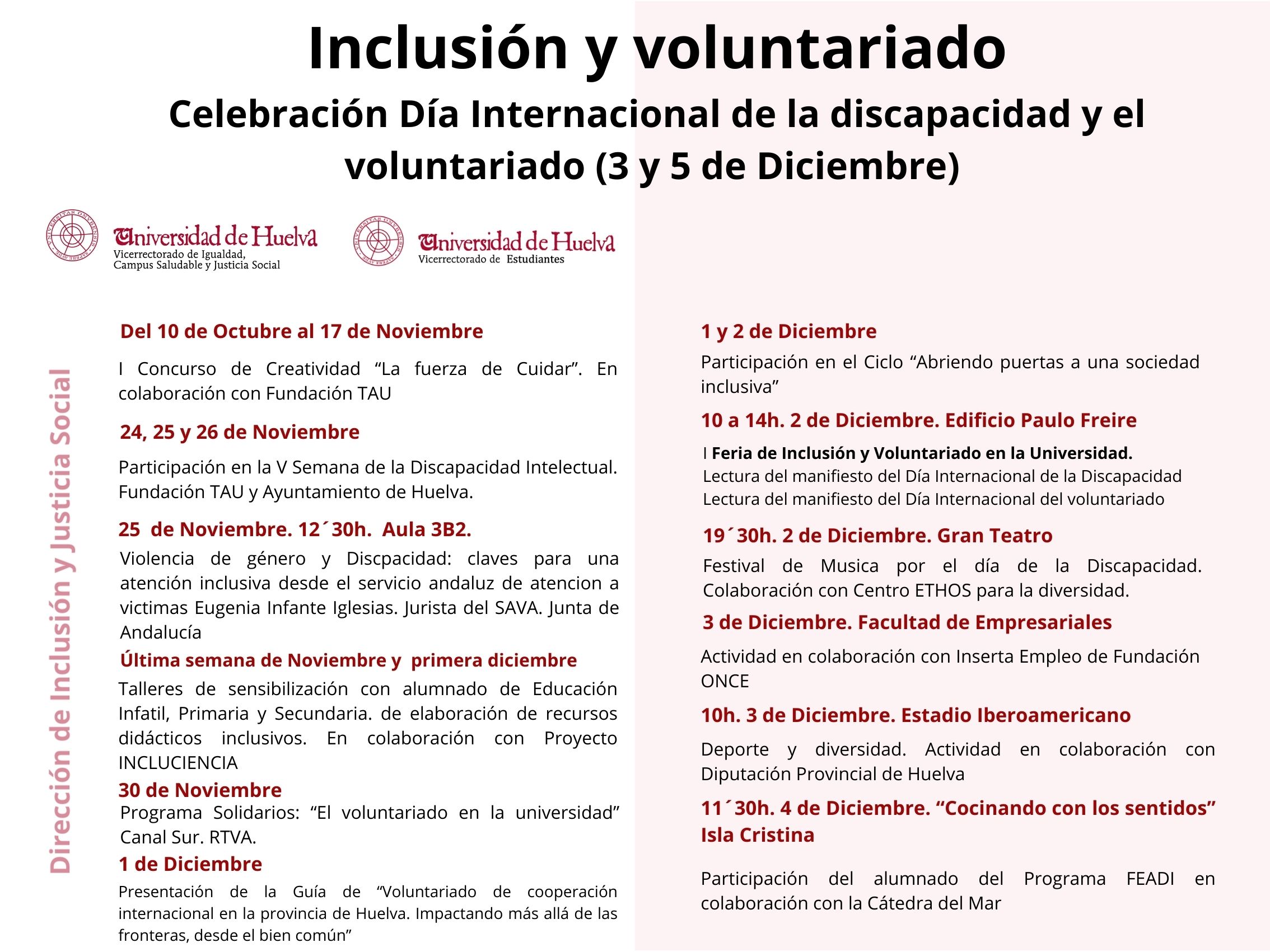 Celebración Inclusión y Voluntariado
