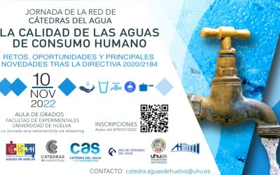Jornada de la Red de Cátedras del Agua. La calidad de las aguas de consumo humano. Retos, oportunidades y principales novedades tras la Directiva 2020/2184