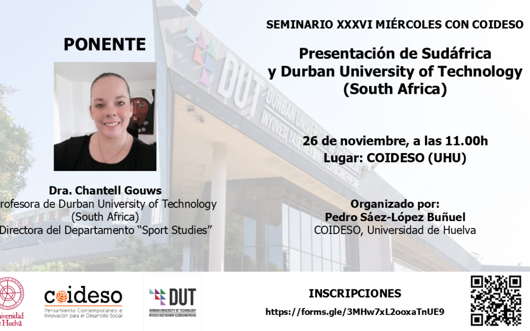 Chantell Gouws: desde Durban a Coideso