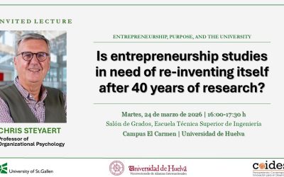 Chris Steyaert abordará el futuro del entrepreneurial worldmaking