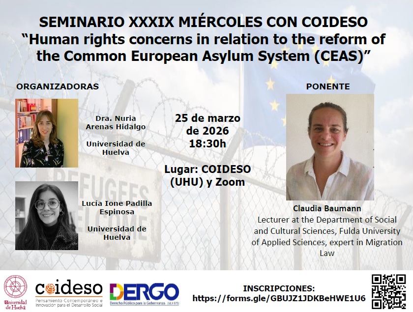 Miércoles con Coideso se analiza las reformas del sistema de Asilo SECA