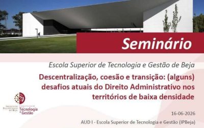 Manuela Mora participa en Beja, en el seminario sobre cohesión, transición y descentralización en territorios de baja densidad