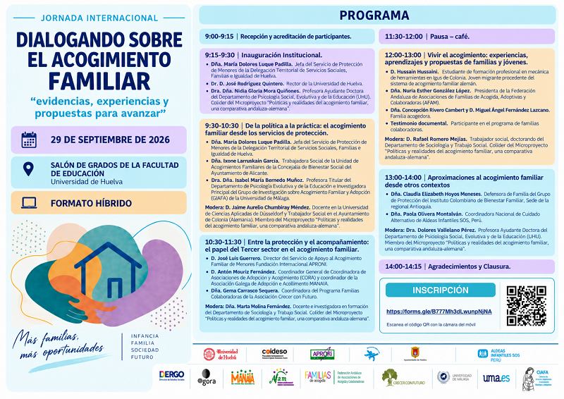Coideso organiza las jornadas de acogimiento familiar