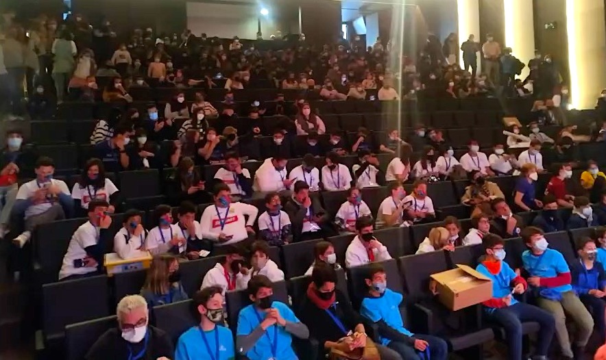 Imagen de archivo del auditorio de la ETSI