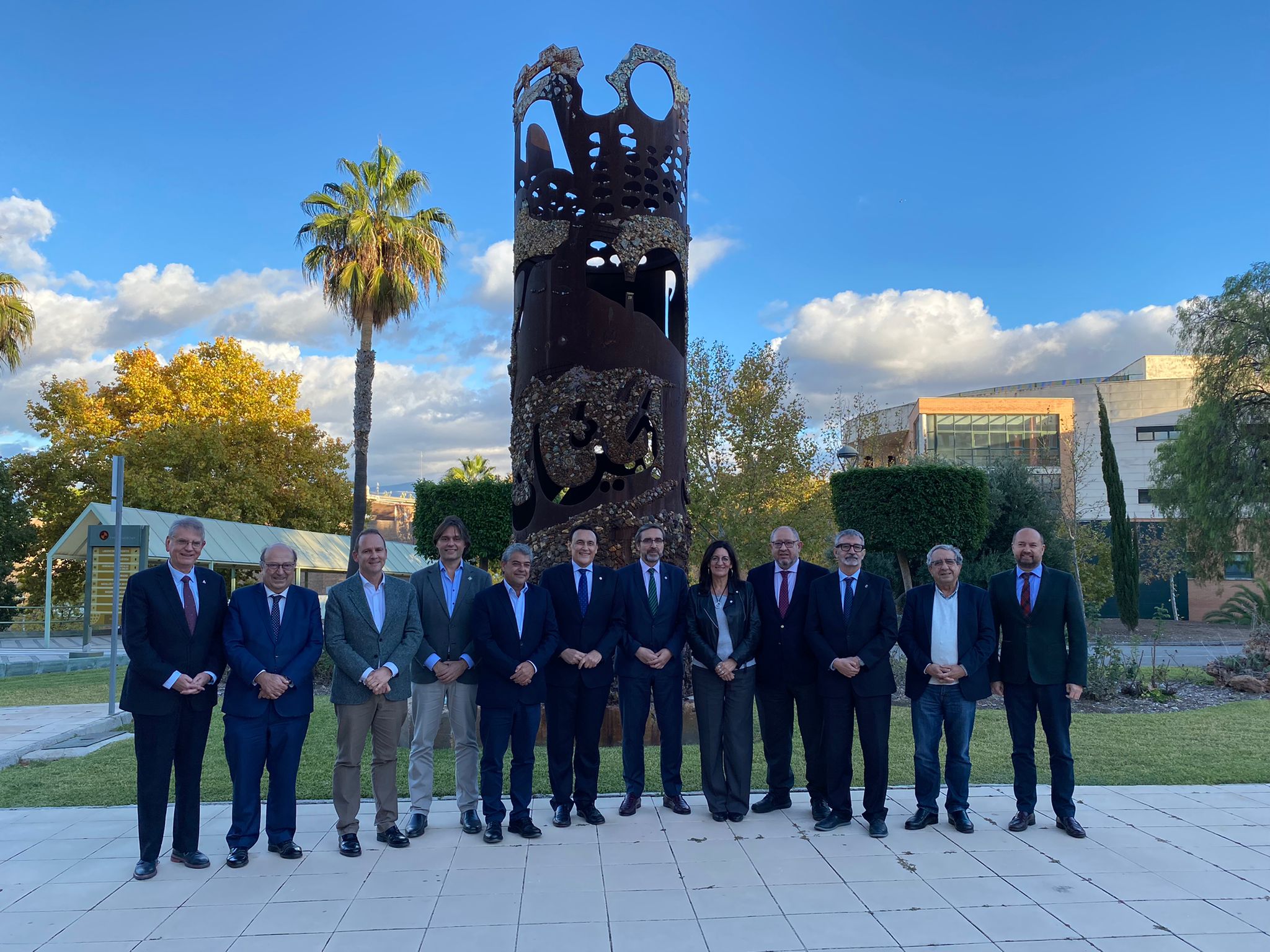 Rectores de las universidades andaluzas con el consejero