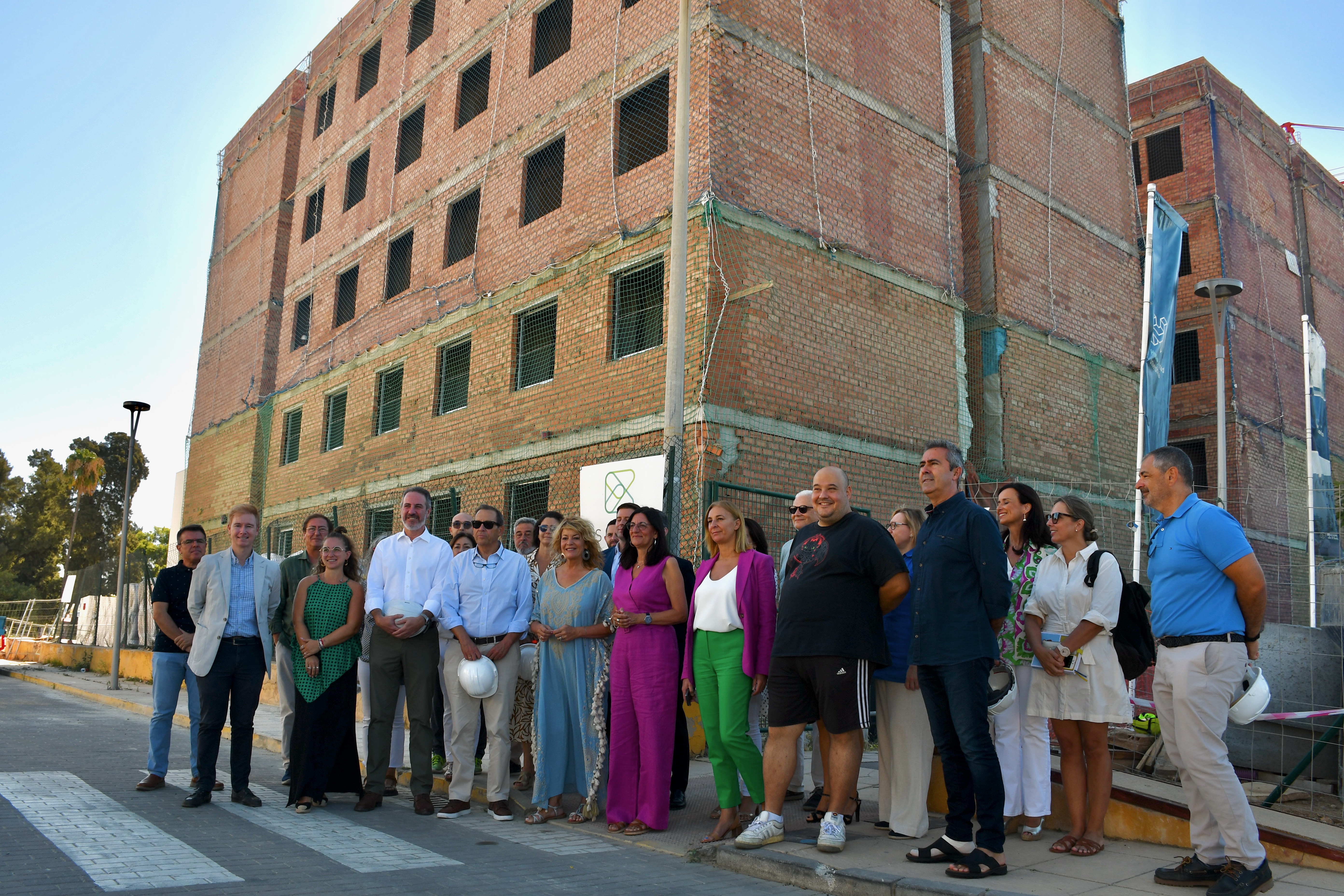 Imagen de archivo de la visita a la Residencia Universitaria
