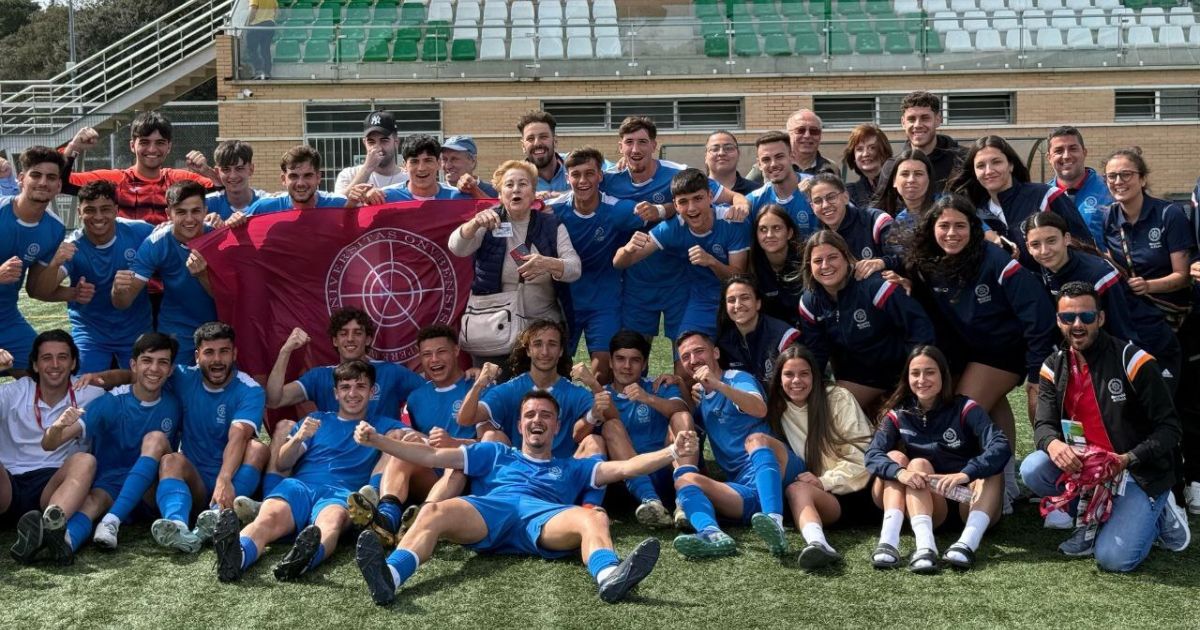 La Universidad de Huelva se proclama subcampeona de España de fútbol en categoría masculina 