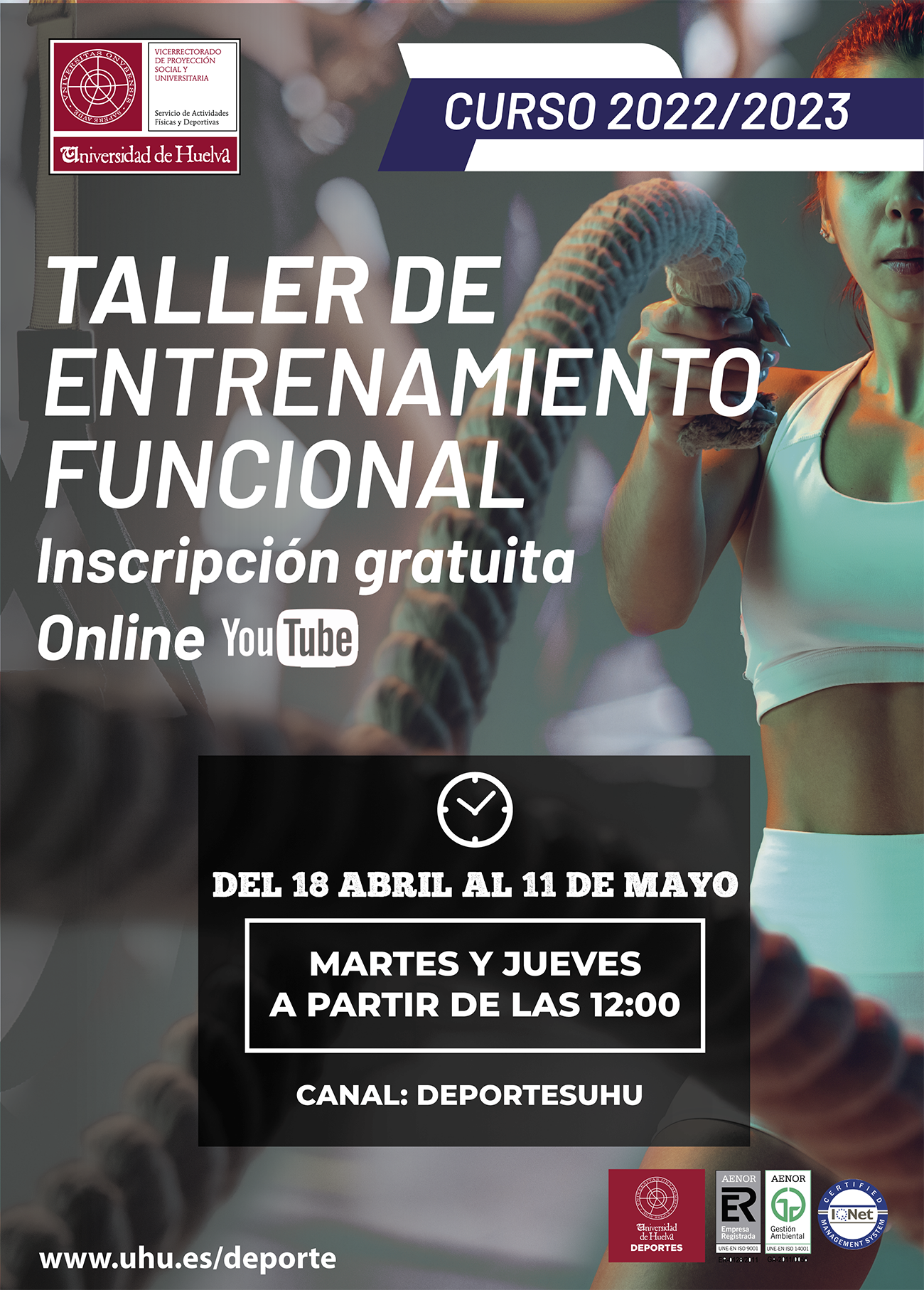 ENTRENAMIENTO FUNCIONAL (TALLER ON-LINE)