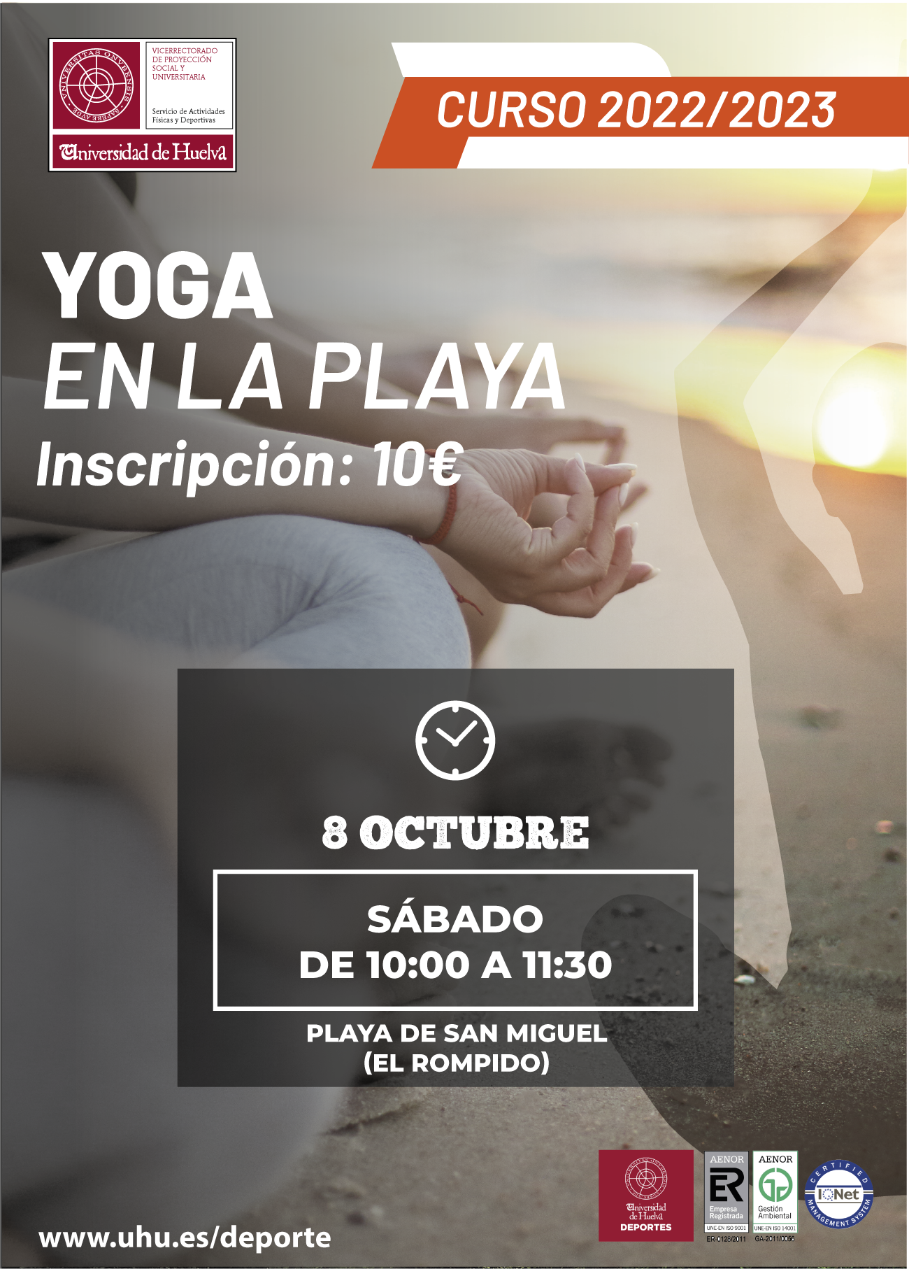 Yoga en la playa