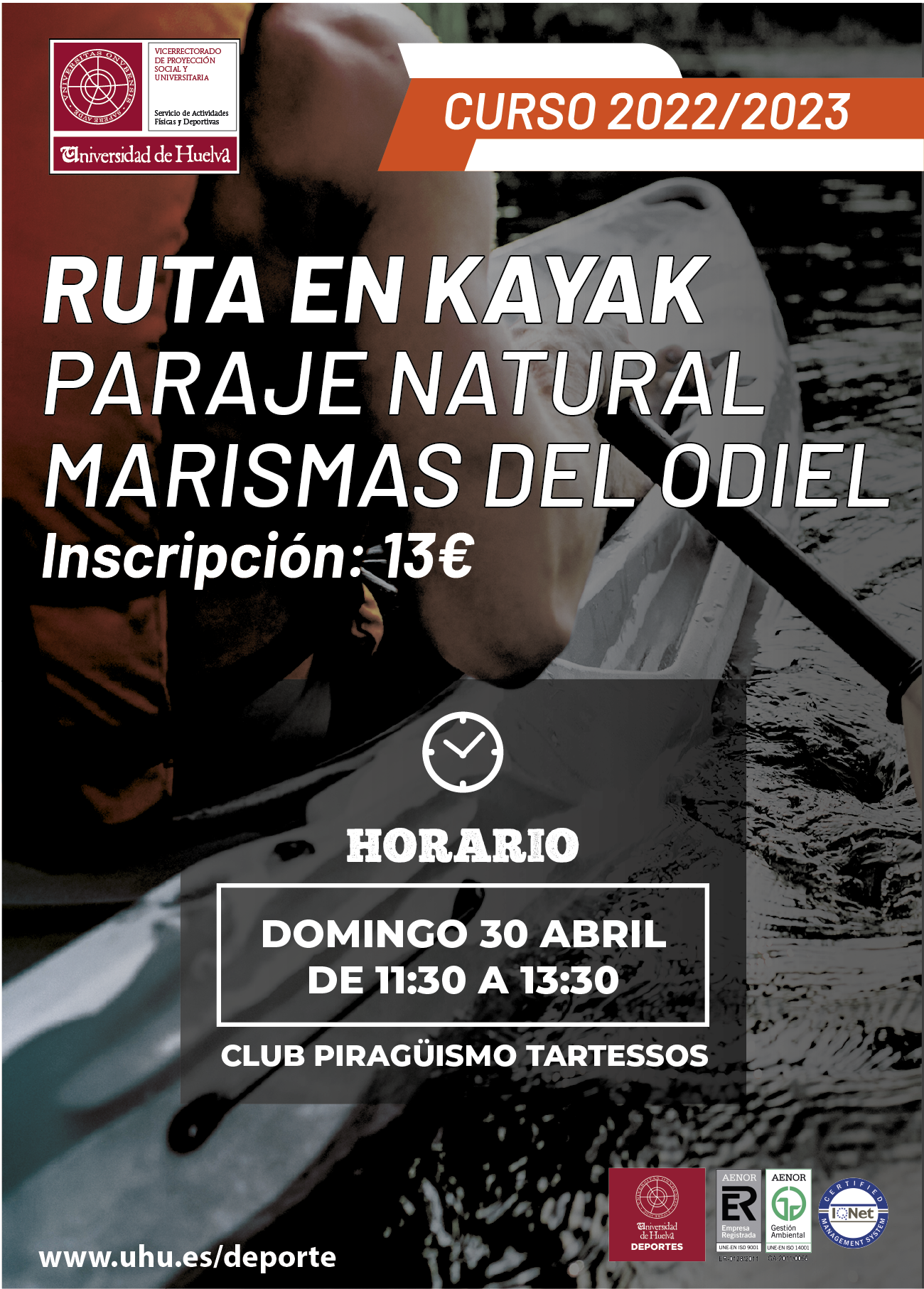 Ruta en kayak (30 de abril)