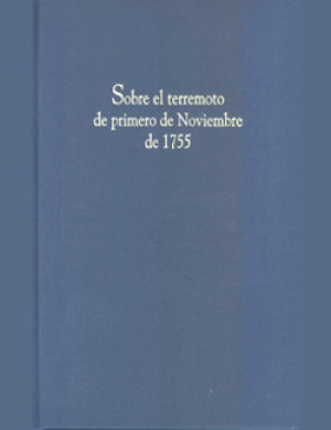 Imagen de portada de Sobre el terremoto de primero de noviembre de 1755