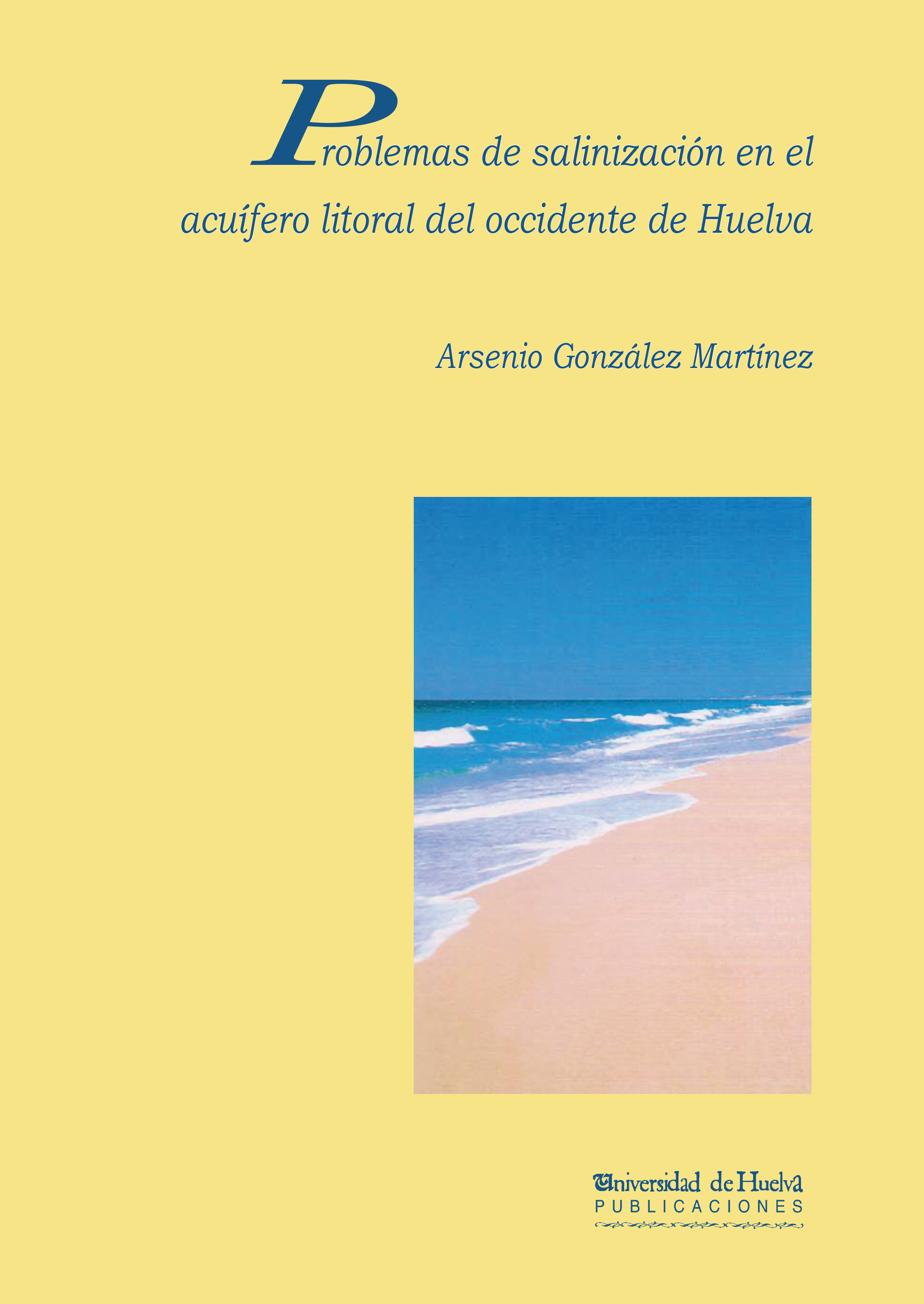 Portada de Problemas de salinización en el acuífero lito...
