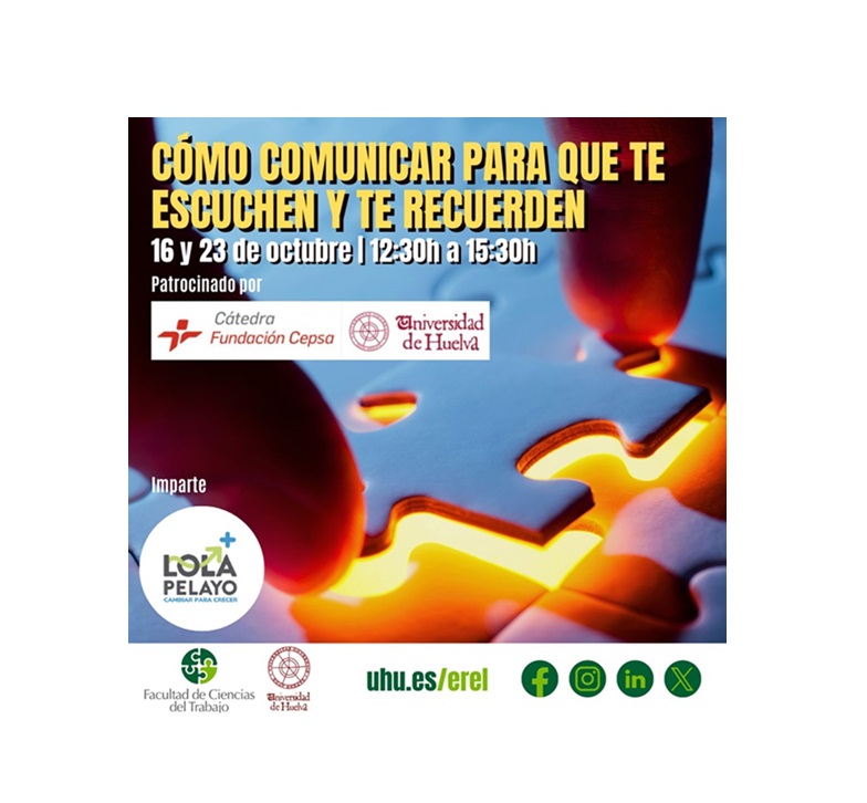 TALLER "CÓMO COMUNICAR PARA QUE TE ESCUCHEN, Y TE RECUERDEN"