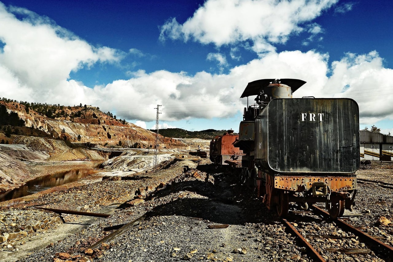 Fotografía de la Mina de Rio Tinto