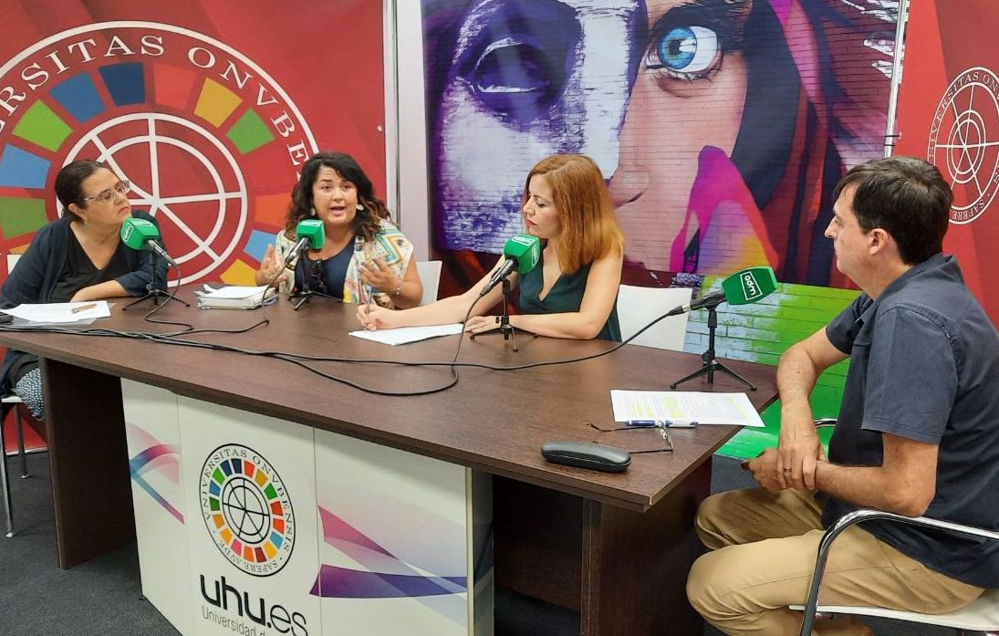 Fotografía de la grabación del podcast