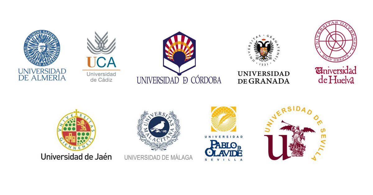 Logos de las universidades andaluzas