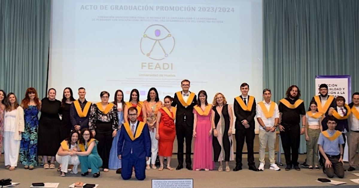 La UHU clausura la tercera edición del curso de FEADI para el alumnado con discapacidad intelectual